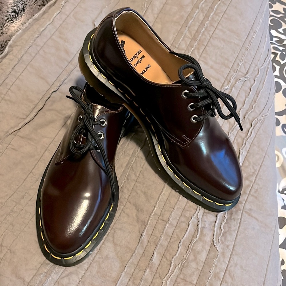 Dr. Martens Burgundy derbies. New